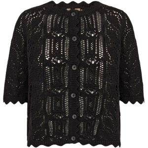 Soyaconcept Gebreid vest  zwart