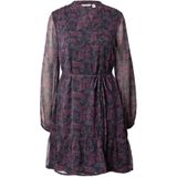 b.young Jurk 'HIMA'  navy / aqua / donkerroze