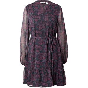 b.young Jurk 'HIMA'  navy / aqua / donkerroze