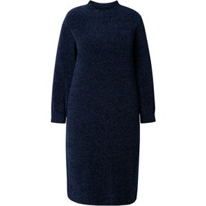 Ulla Popken Gebreide jurk  donkerblauw