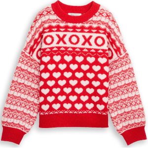 TOM TAILOR DENIM Trui  rood / natuurwit