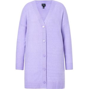 Ulla Popken Gebreid vest  lavendel