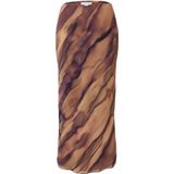 TOPSHOP Rok 'EA'  chocoladebruin / lichtbruin / zwart
