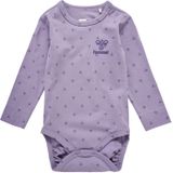 Hummel - Hmlbeesy Body L/S - Lavender Gray - Bodystocking