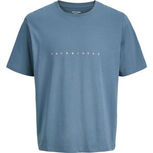 JACK & JONES Shirt 'JJEStar'  saffier / wit