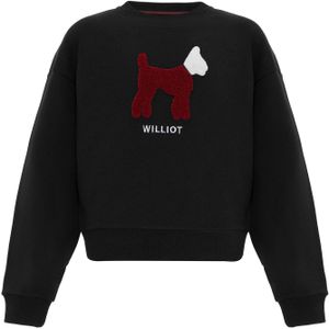 Williot Sweatshirt  bourgogne / zwart / wit