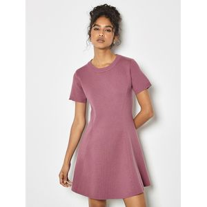 Apricot Jurk 'Panel'  pink