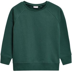 Next - Sweatshirt - Donkergroen - Effen - Lange Mouw