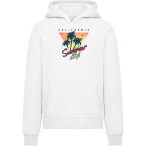 F4NT4STIC Sweatshirt 'California Palmen Retro'  lichtgeel / smaragd / rood / wit