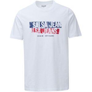 Salsa Jeans - 21010251 - T-shirt - Wit - Slim Fit