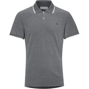 Casual Friday Shirt 'Tristan'  basaltgrijs / zwart / wit