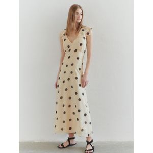 Trendyol Jurk  lichtgeel / zwart