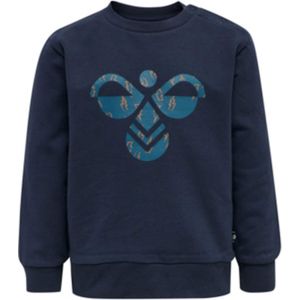 Hummel Sweatshirt 'CITRUS'  blauw / donkerblauw / oranje