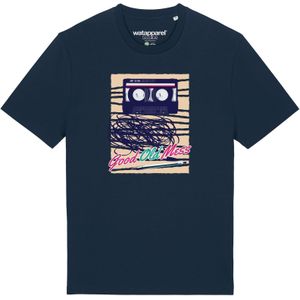 Watapparel Shirt ' Good Old Mess '  donkerblauw / gemengde kleuren