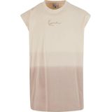 Karl Kani - Shirt - Crème / Donkerbeige - Kwartmouw - Normale Pasvorm