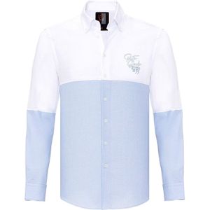 By Diess Collection Overhemd  lichtblauw / wit