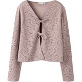 Top - Jacquard - V-hals - Lange Mouwen - Regular Fit