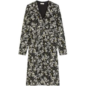 Marc O'Polo Jurk  beige / olijfgroen / zwart