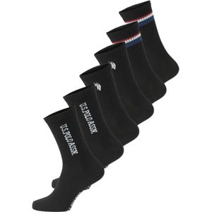 U.S. POLO ASSN. Sokken 'Bo'  navy / rood / zwart / wit