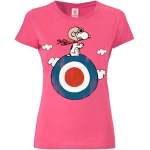 Logoshirt - Snoopy Target - T-shirt - Pink