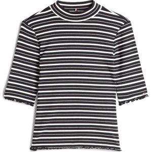 TOMMY HILFIGER Shirt  zwart / wit