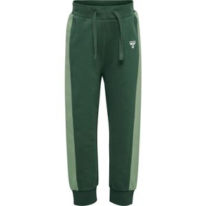 Hummel Broek  neongroen / donkergroen / wit