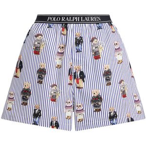 Polo Ralph Lauren - Iconic Bear - Pyjamabroek - Lichtblauw / Zwart / Wit