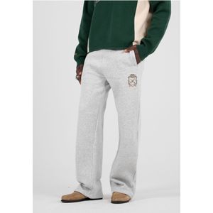 Prohibited Broek  donkerbruin / grijs gemêleerd / wit