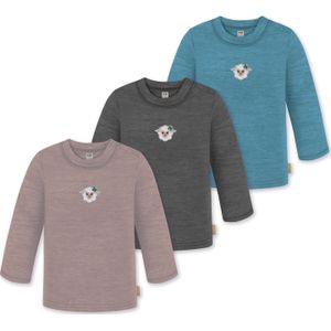 normani Shirt 'Taupo'  cyaan blauw / antraciet / eosine / wit