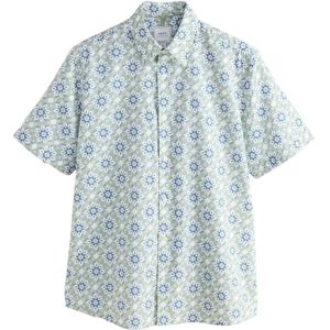 Next Overhemd  petrol / pastelgroen / wit