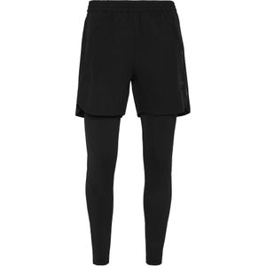 Plein Sport - Reflex - Hardloopbroek - Zwart - 2-in-1 Ontwerp