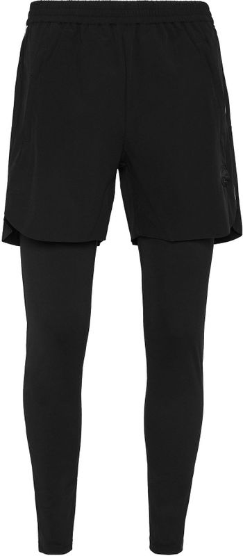 Plein Sport - Reflex - Hardloopbroek - Zwart - 2-in-1 Ontwerp