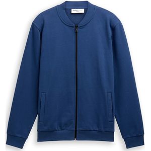 TOM TAILOR DENIM Sweatvest  donkerblauw