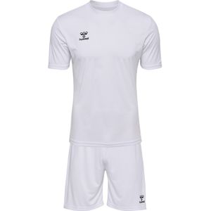 Hummel - Playful Set - T-shirt met Korte Mouwen en Shorts - Lichtgewicht Polyester Tricot