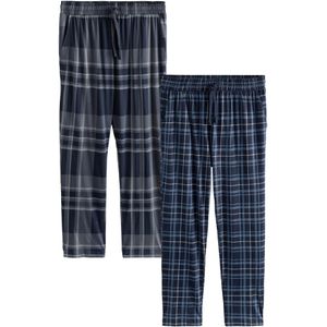 Next Pyjamabroek  beige / blauw / grijs