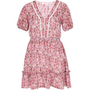 IZIA Zomerjurk 'Fashion Look'  lichtblauw / rosa / magenta / donkerrood