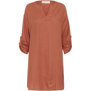 Cream Tuniek 'Venta'  mandarijn