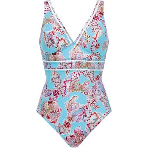 OLYMPIA Badpak  lichtblauw / cranberry