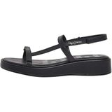 Pepe Jeans - PLS90677 Haru Mix - Leren Sandalen - Zwart - 3 tot 5 cm
