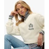Superdry Sweatshirt 'Country Club'  crème / groen / zwart