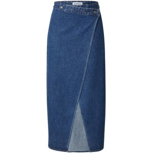 EDITED Rok 'Papina'  blauw / blauw denim