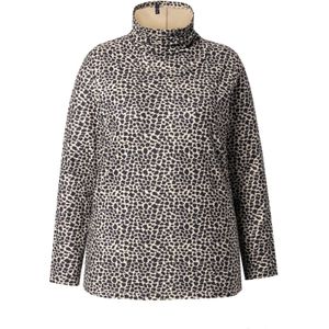 Ulla Popken Shirt  beige / zwart