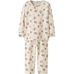 Pyjama's - Print Pyjama - Jersey - Lange Mouwen - Knoopsluiting - Elastische Taille