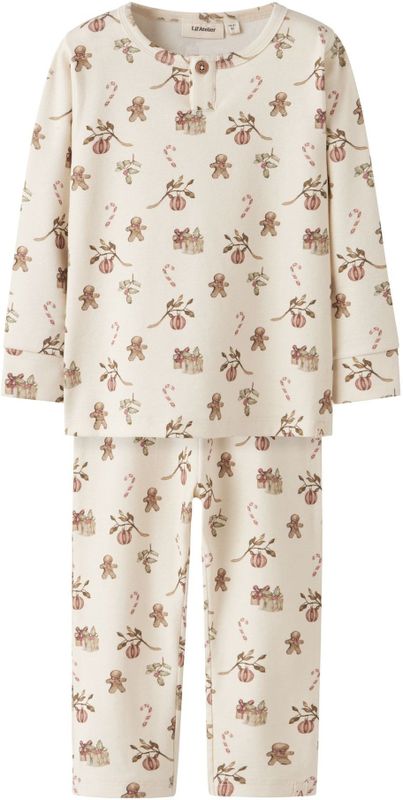 Pyjama's - Print Pyjama - Jersey - Lange Mouwen - Knoopsluiting - Elastische Taille