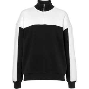 FRENCH CONNECTION Sweatshirt  zwart / wit
