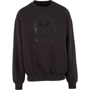 Colucci Sweatshirt 'Ikarus Circle'  grijs / zwart