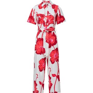 Salsa Jeans - 21010433 - Jumpsuit - Witte en Roze - Regular Fit