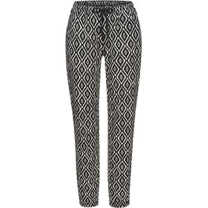 Vivance - Dreams - Pyjamabroek - Zwart/wit gedessineerd - Met Elastische Broekzoom