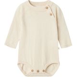 Romper - Lange Mouwen - Wol - Ronde Hals - Knoopsluiting