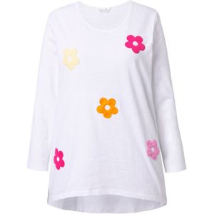 MIAMODA Shirt  lichtbeige / oranje / pink / wit